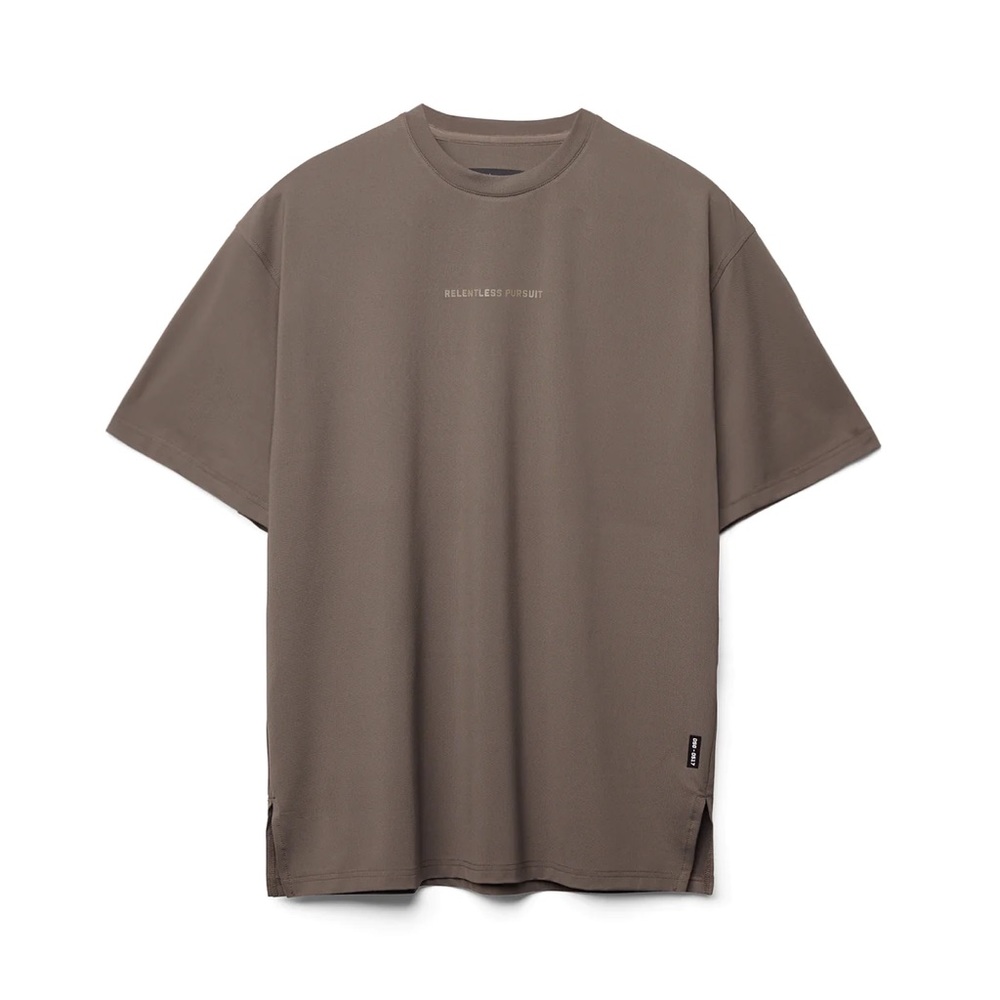 ASRV SILVER-LITE™ 2.0 OVERSIZED TEE - DEEP TAUPE